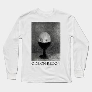 The Egg by Odilon Redon Long Sleeve T-Shirt